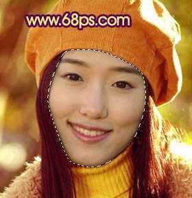 ‘Photoshop制作甜美的咖啡色外景人物图片‘