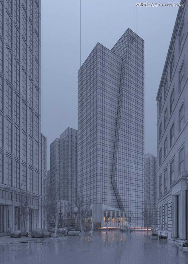 3dmax制作逼真的城市高楼大厦教程,