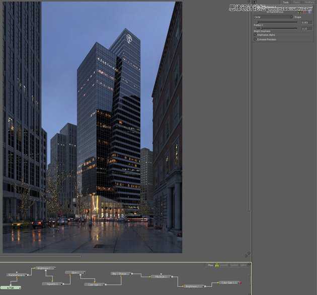3dmax制作逼真的城市高楼大厦教程,