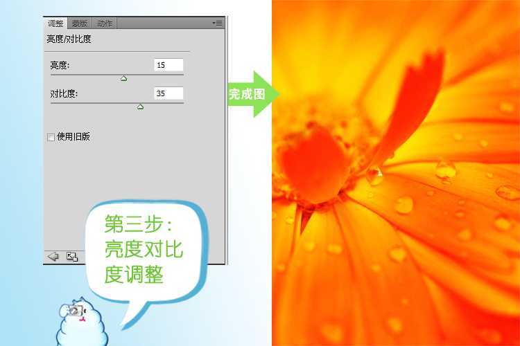 ‘photoshop为夏日花朵摄影照片调制出唯美的色彩效果‘