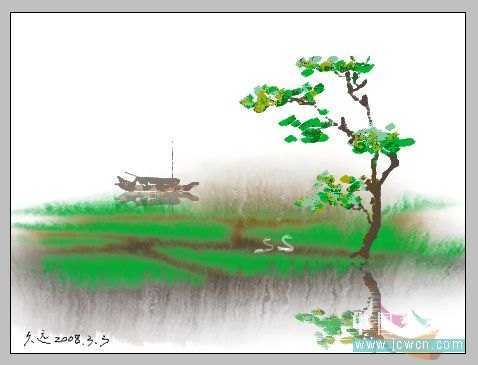 妙用Photoshop制作水彩画的简单方法