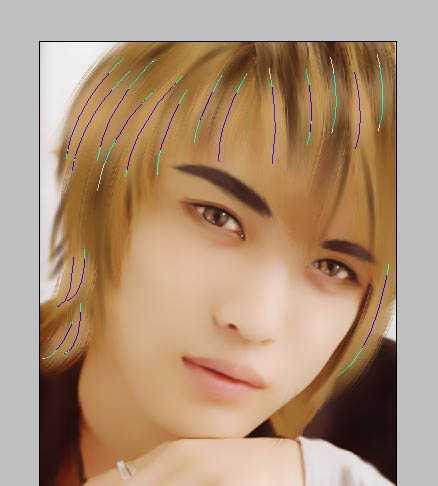 ‘Photoshop将帅哥照片转成仿手绘效果‘