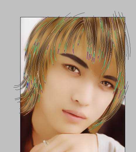 ‘Photoshop将帅哥照片转成仿手绘效果‘
