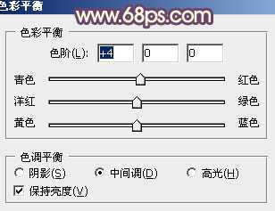 ‘Photoshop将景区人物图片调制出淡淡的蓝黄秋季色‘