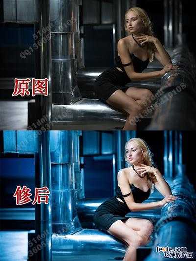 ‘ps皮肤通透教程:PS调出美女晶莹通透肌肤‘