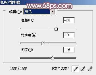 ‘Photoshop为田园美女调制出唯美的梦幻淡调蓝红色‘