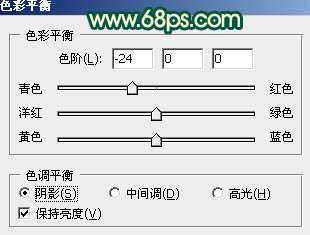 ‘Photoshop将人物图片调出柔美的暗青色‘