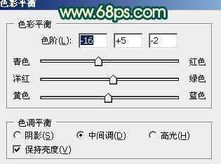 ‘Photoshop将人物图片调出柔美的暗青色‘