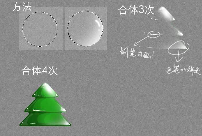 ‘photoshop设计绘制出简单可爱的圣诞树