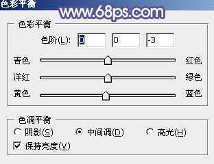 ‘Photoshop将绿树边的美女调制出淡美的蓝黄色‘