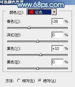 ‘ps利用通道替换为树林中人物调出唯美的蓝红色‘