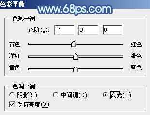 ‘ps利用通道替换为树林中人物调出唯美的蓝红色‘
