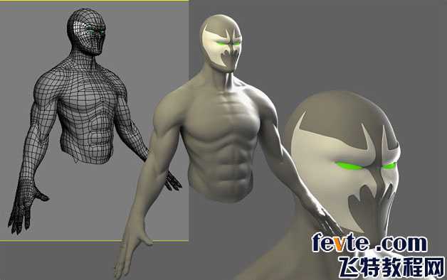 3ds Max打造超酷闪灵悍将 脚本之家 角色教程