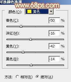 ‘Photoshop将外景人物图片调制出欧美流行的淡调黄褐色‘