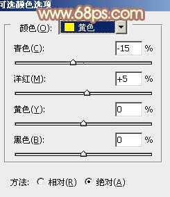 ‘Photoshop将外景人物图片调制出欧美流行的淡调黄褐色‘
