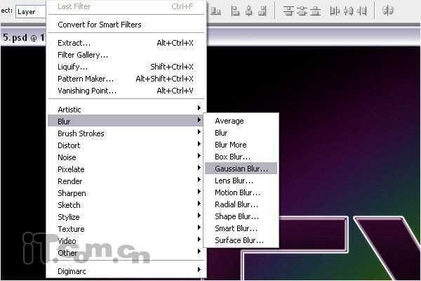 ‘Photoshop打造彩色烟雾装饰的潮流字‘
