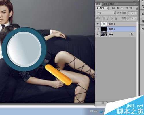 ‘基于Photoshop怎么制作放大镜看照片gif动画效果‘