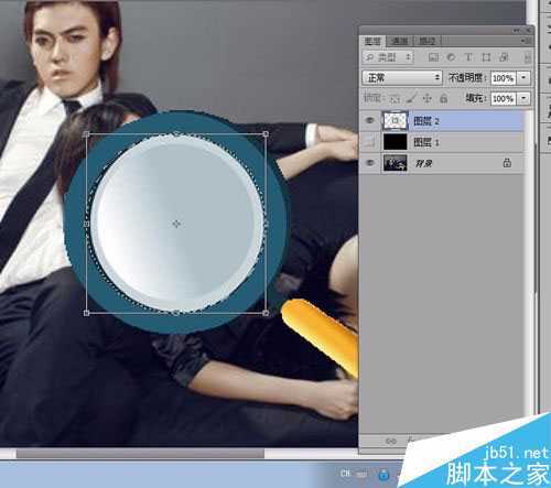 ‘基于Photoshop怎么制作放大镜看照片gif动画效果‘