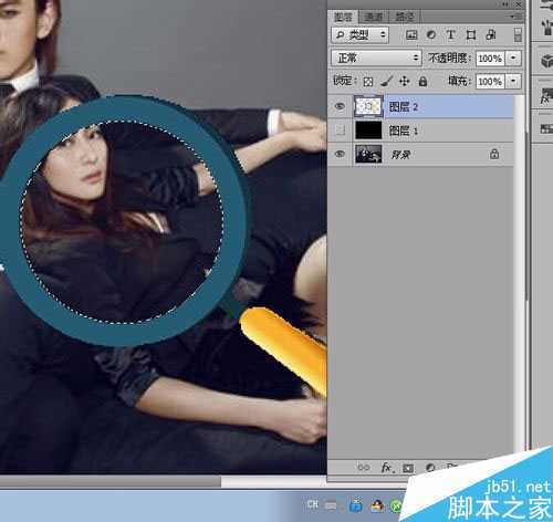 ‘基于Photoshop怎么制作放大镜看照片gif动画效果‘