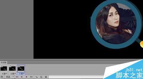 ‘基于Photoshop怎么制作放大镜看照片gif动画效果‘