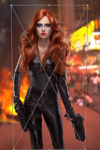 ‘PS合成超炫的超级英雄动作片电影海报‘