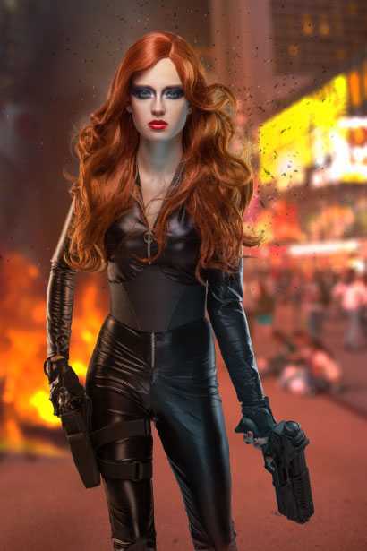 ‘PS合成超炫的超级英雄动作片电影海报‘