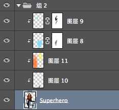 ‘PS合成超炫的超级英雄动作片电影海报‘