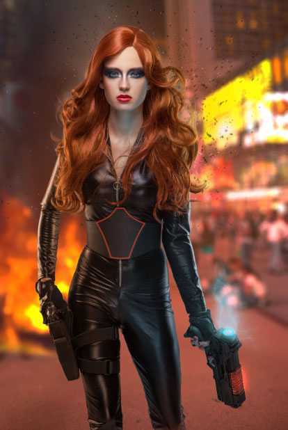 ‘PS合成超炫的超级英雄动作片电影海报‘