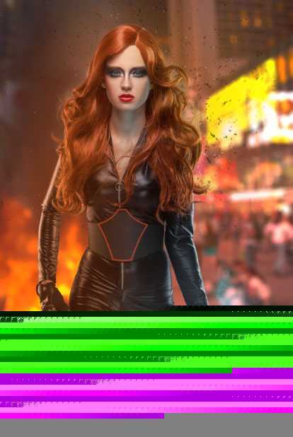 ‘PS合成超炫的超级英雄动作片电影海报‘