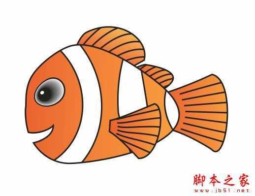 Coreldraw绘制小鱼Nemo 