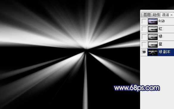 ‘Photoshop将风景图片调成暗调蓝红色‘