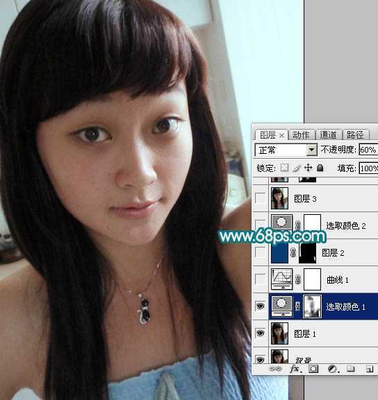 ‘Photoshop将手机照片转为淡紫色轻手绘效果‘