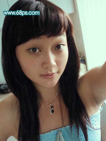 ‘Photoshop将手机照片转为淡紫色轻手绘效果‘