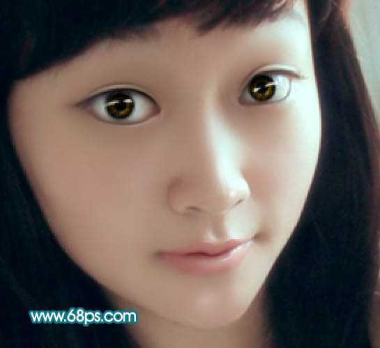 ‘Photoshop将手机照片转为淡紫色轻手绘效果‘