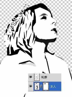 ‘photoshop将美女图片打造出卡通漫画小说效果‘