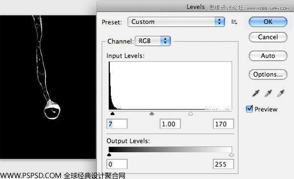 ‘Photoshop下由水纹构成的边框字制作方法‘