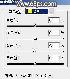 ‘Photoshop为绿色外景人物图片增加朦胧的淡黄色效果‘