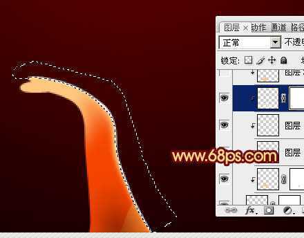‘Photoshop打造飘逸漂亮的红色烟雾‘