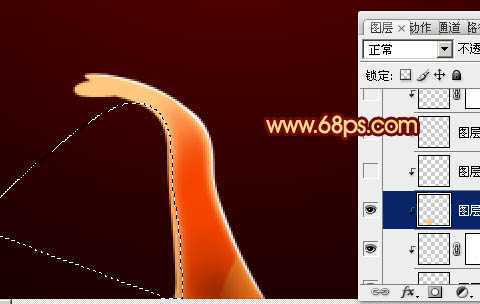‘Photoshop打造飘逸漂亮的红色烟雾‘