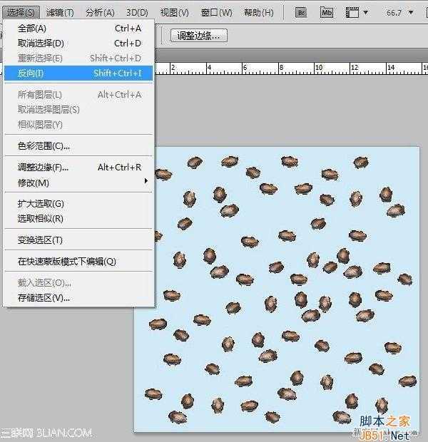 ‘教你用photoshop数瓜子数量的图文教程‘