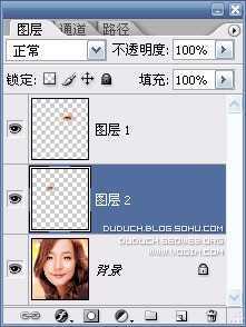 Photoshop美化照片:使MM五官更美