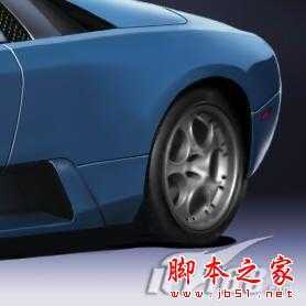 ‘Photoshop手绘制作蓝色兰博基尼跑车‘
