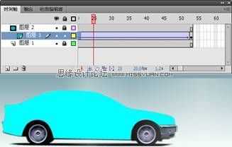 Flash CS4制作汽车广告条教程,PS教程,思缘教程网