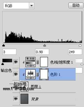 ‘photoshop将美女图片合成动感的彩色光电效果‘
