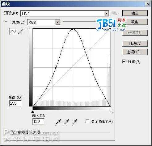 PhotoshopCS3制作火红的特效线框字(3)