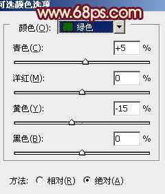 ‘Photoshop将树林美女图片调成甜美的青绿色‘