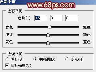 ‘Photoshop将树林美女图片调成甜美的青绿色‘