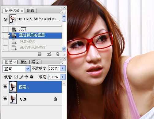 ‘Photoshop为室内性感美女调制出柔美肤色效果‘