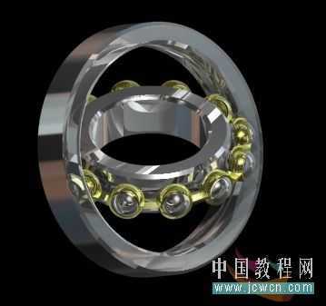 AutoCAD教程:轴承建模全过程_送给新手 脚本之家 CAD教程 技术分享