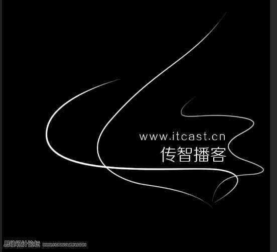 ‘Photoshop路径描边制作时尚绚丽的动感光线效果图‘